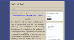 Desktop Screenshot of godandbrain.com